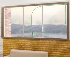 EVA 지퍼식 창문 방풍비닐-투명